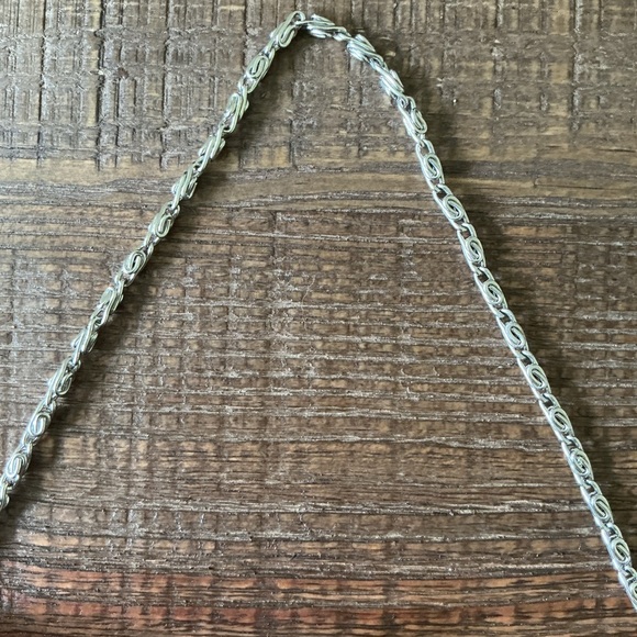 White House Black Market Elegant Black Clutch with Chain Strap - Picture 3 of 9